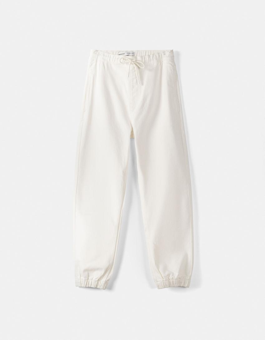 Jogger jeans-White-4