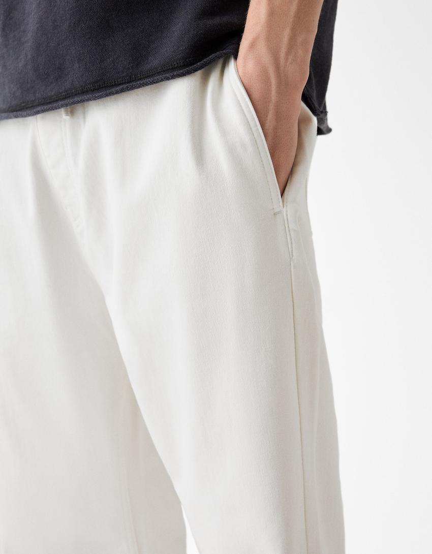 Jogger jeans-White-5