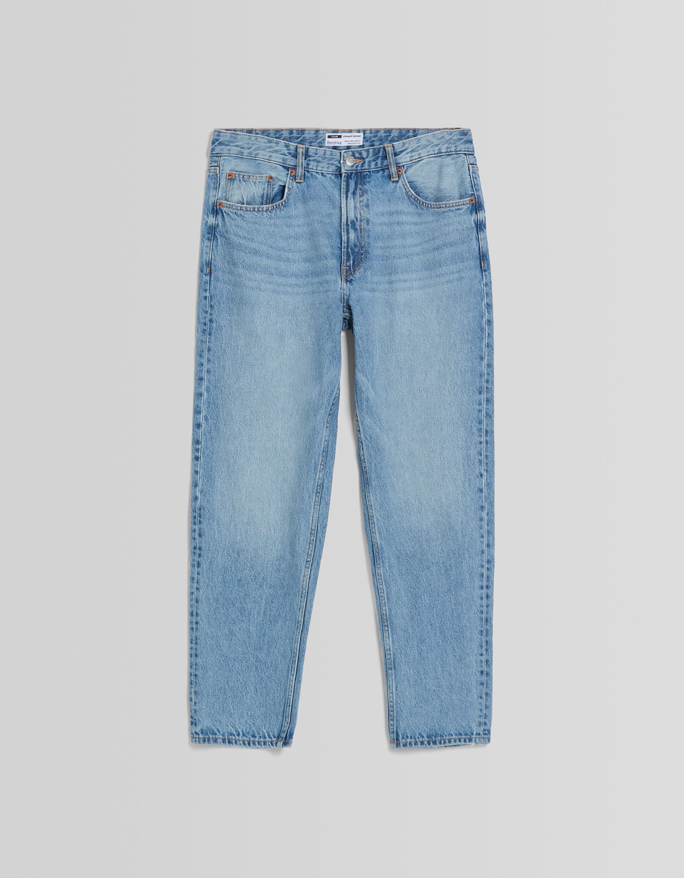 Bershka Bootcut jeans - light blue denim/light-blue denim - Zalando.de