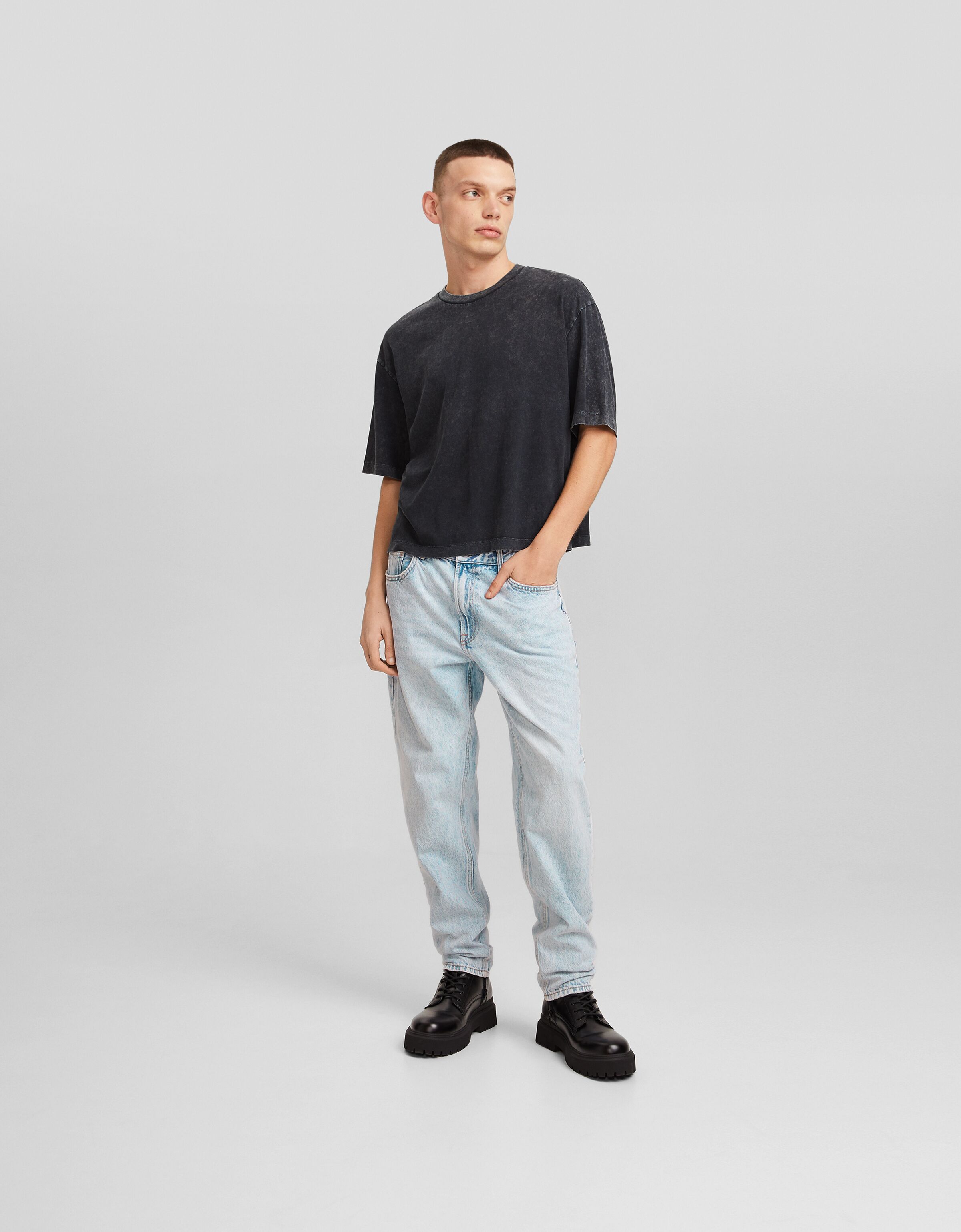 Bershka store man denim