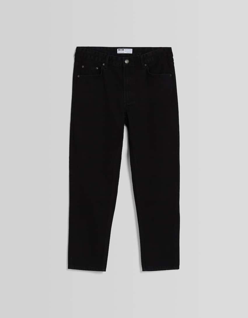 Straight vintage jeans-Black-4