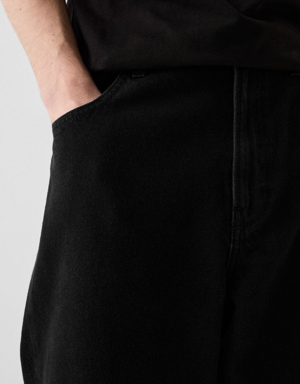 Jeans baggy-Preto-5