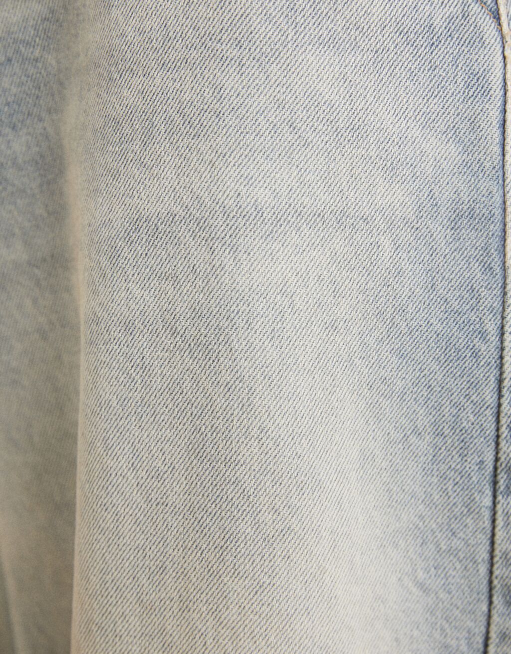 Faded-effect skater fit jeans-Light blue-4