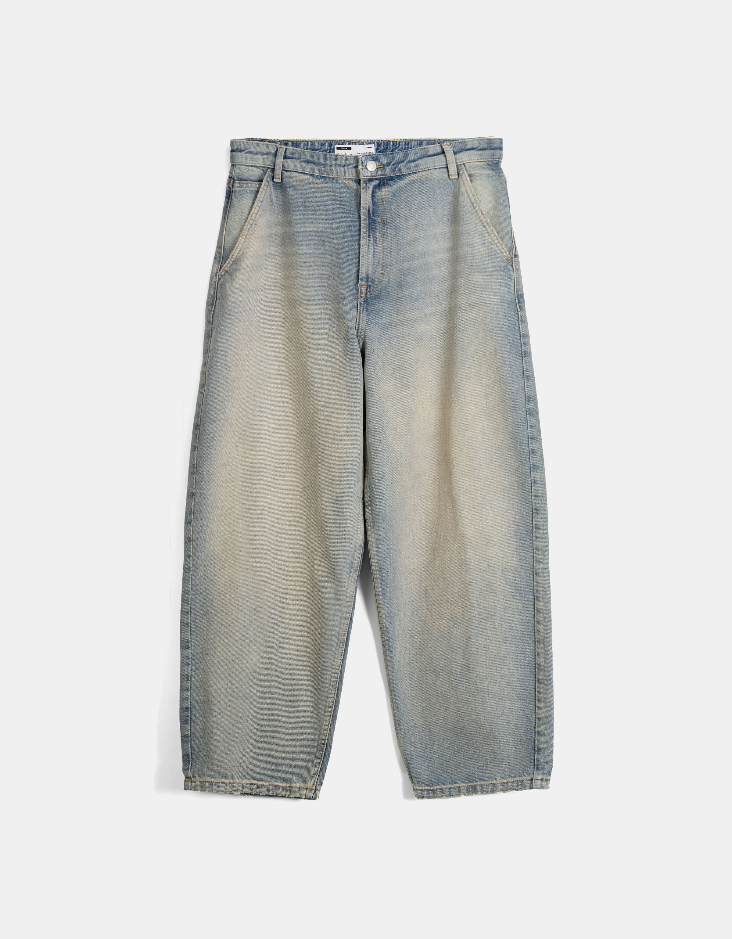 Vaqueros cortos hombre bershka hot sale