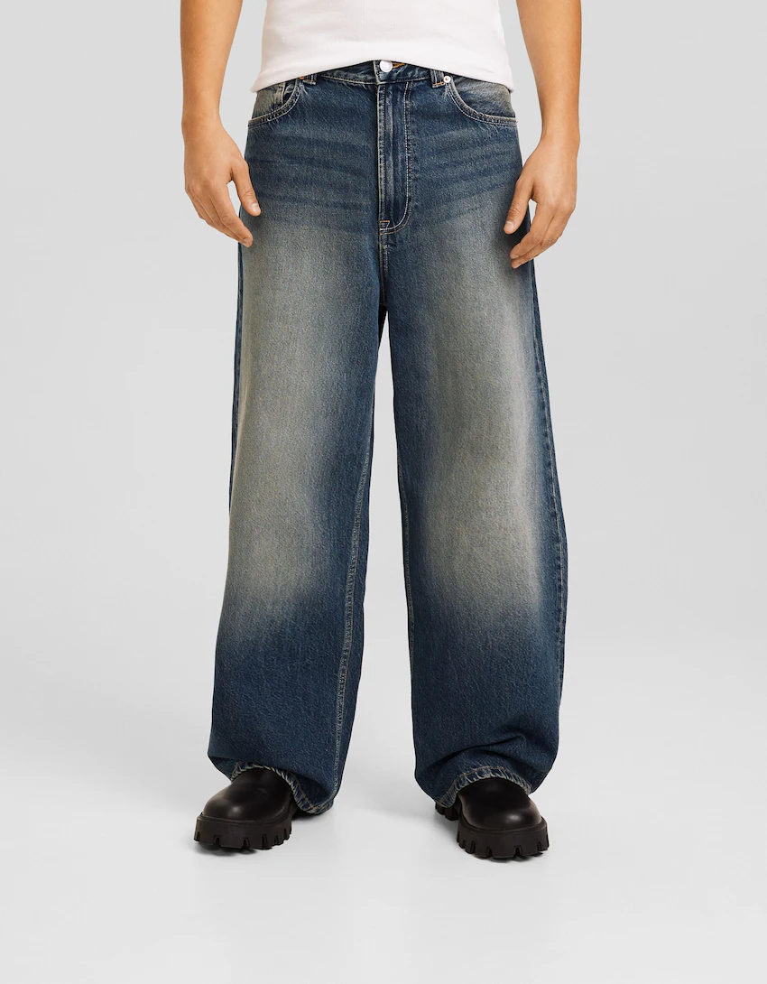 Super baggy jeans - Denim - Men