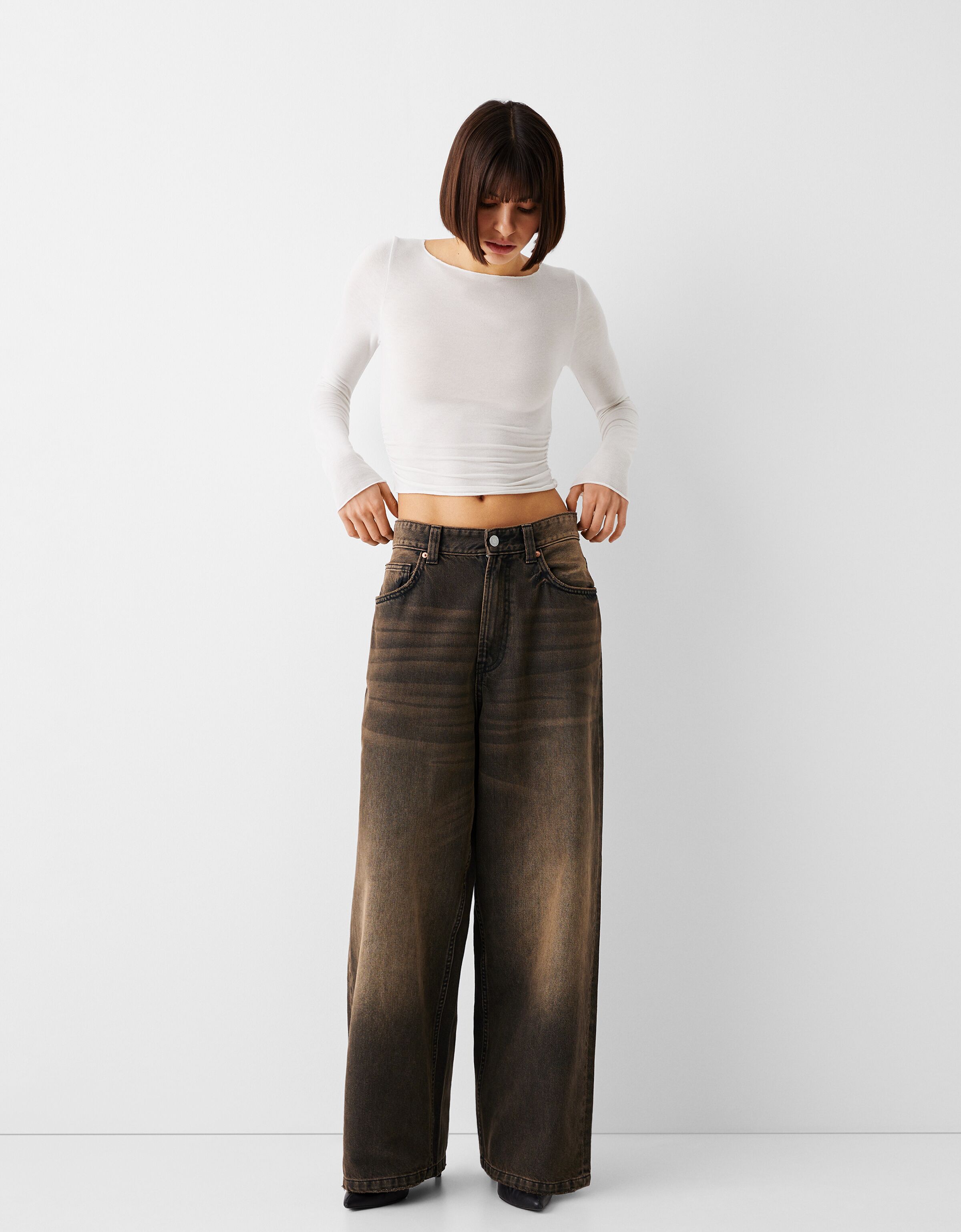 Super baggy jeans - Pants - Men | Bershka