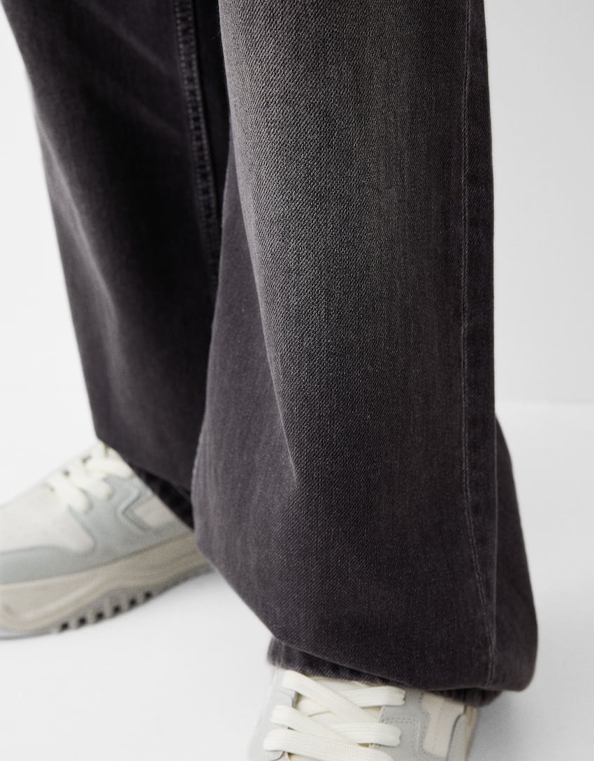 Super baggy jeans-Grey-5