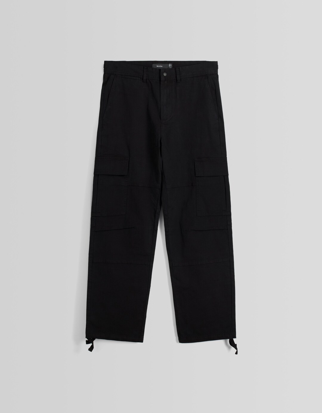 Pantaloni wide cargo regolabili