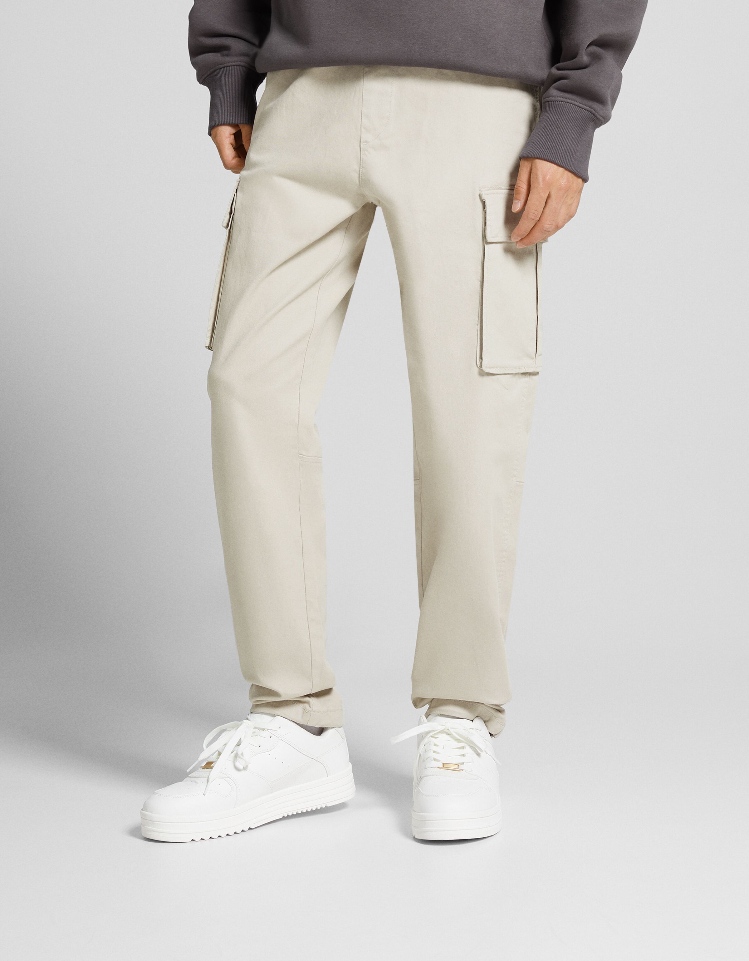 Pantalon discount homme bershka