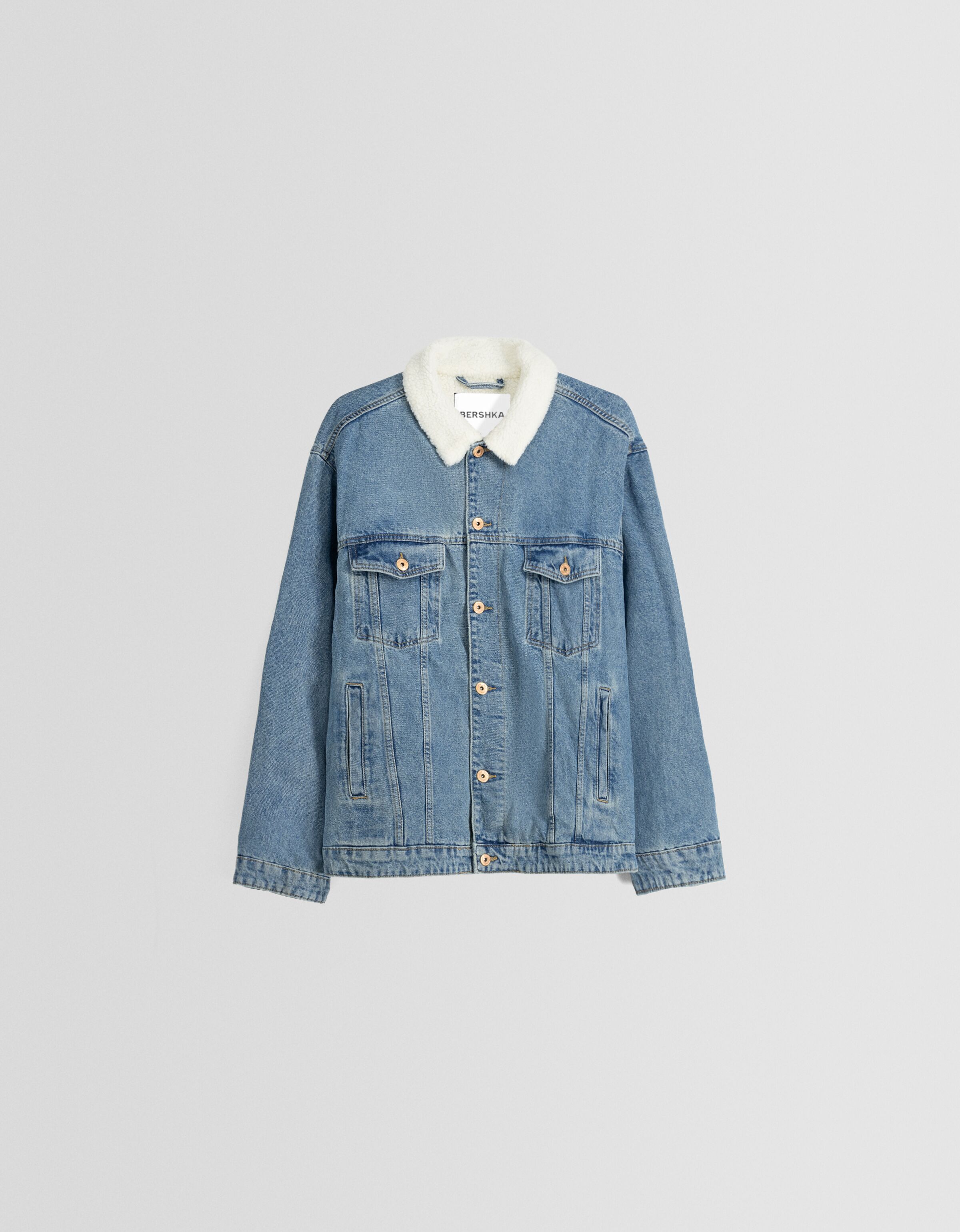 Chaquetas de jean online hombre bershka