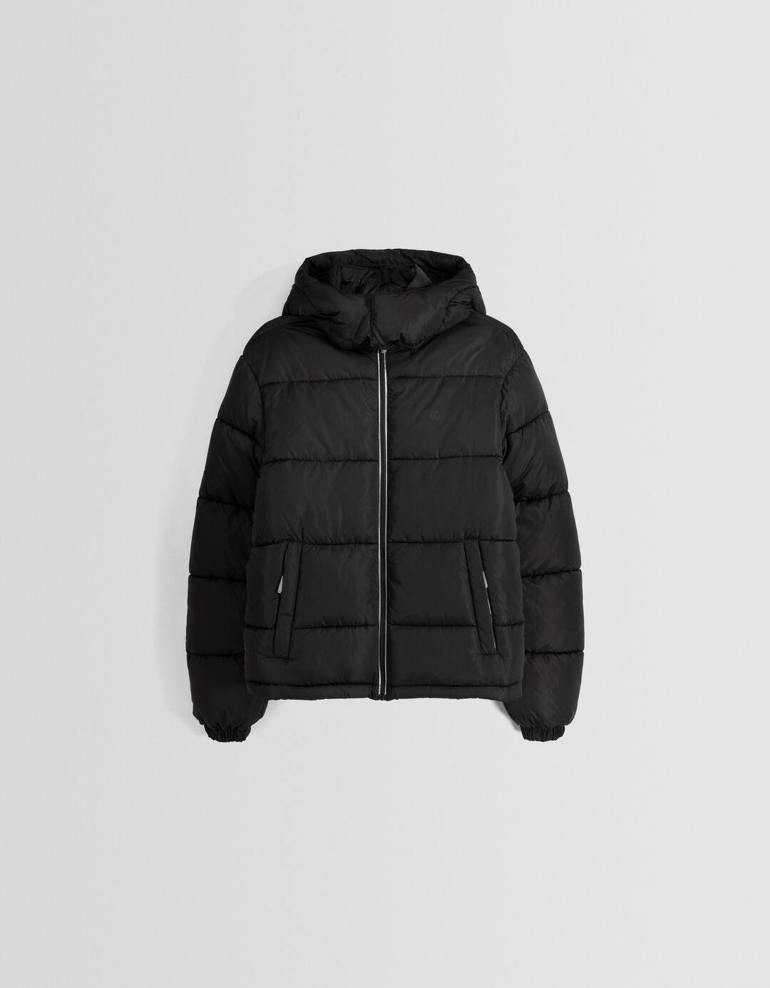 Puffer jacket with hood