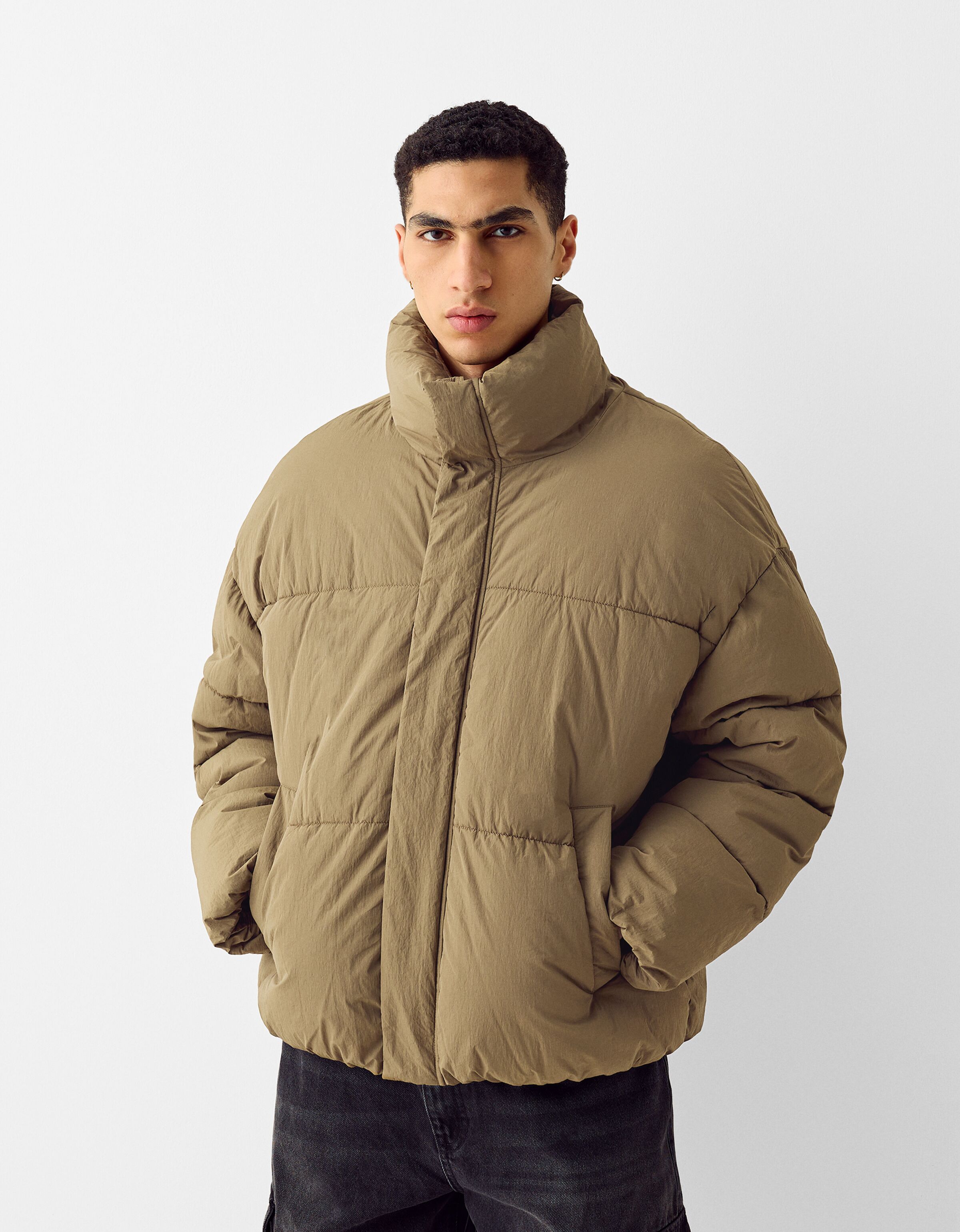 Puffy jacket outlet bershka