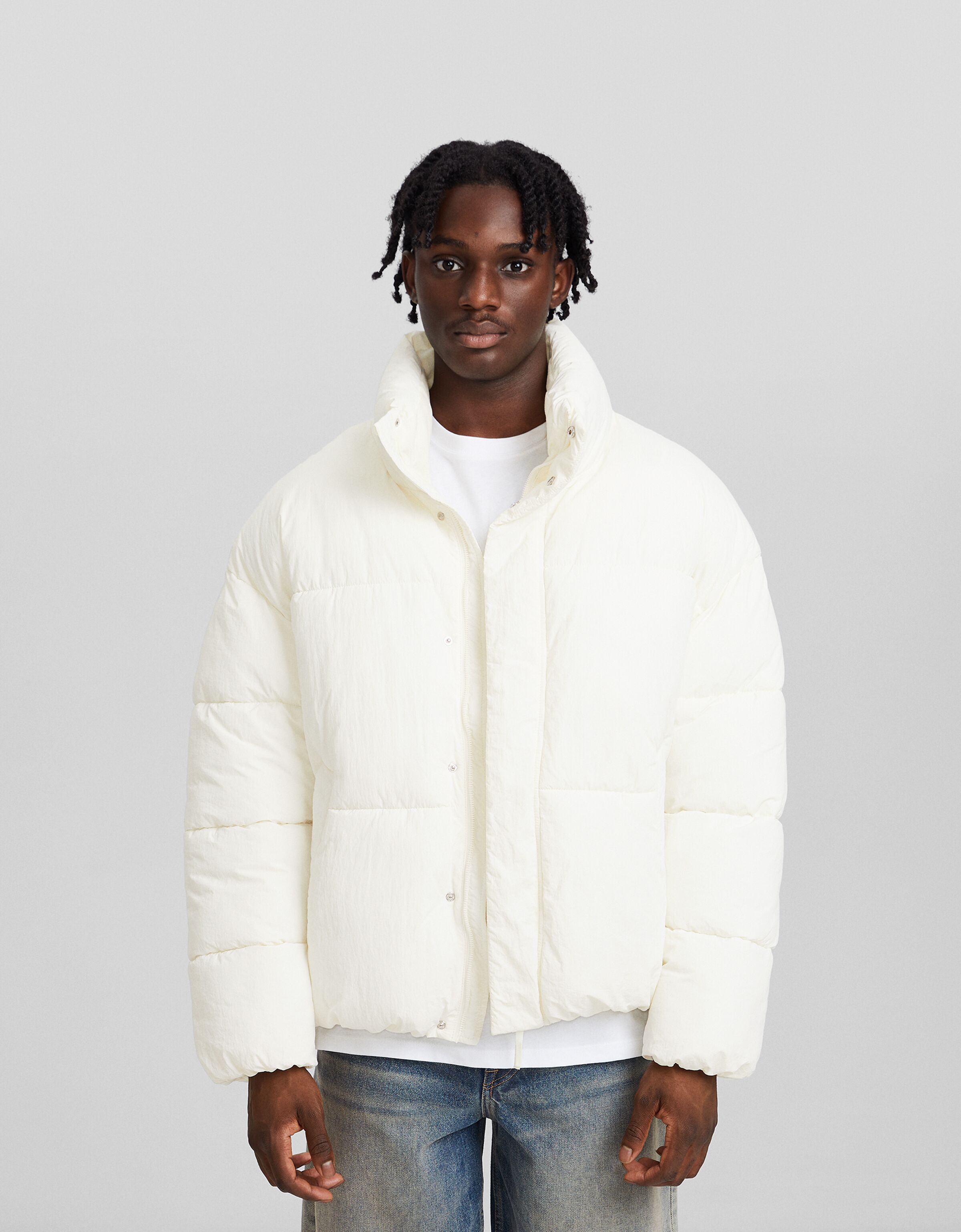 Bershka hot sale mens coat