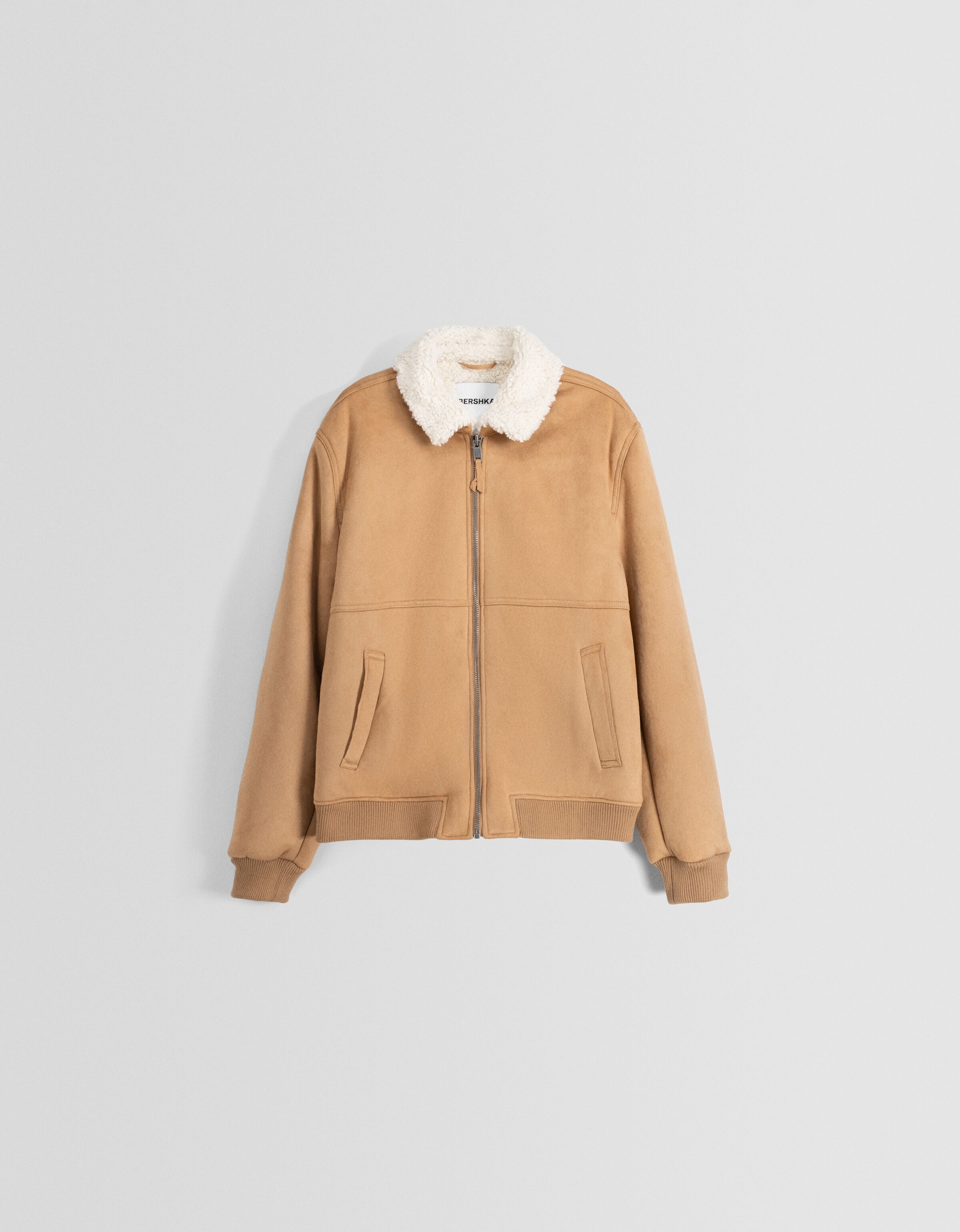 Veste discount beige bershka