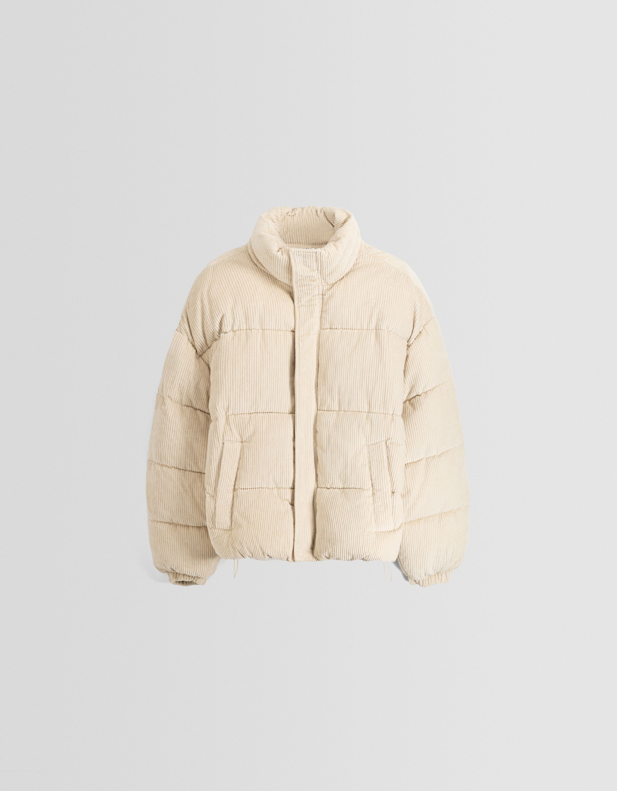 Bershka corduroy puffer outlet jacket