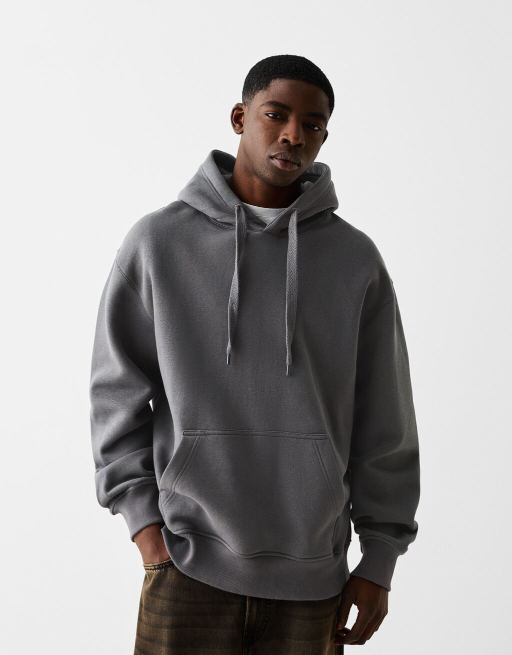 Hoodie on sale bershka man