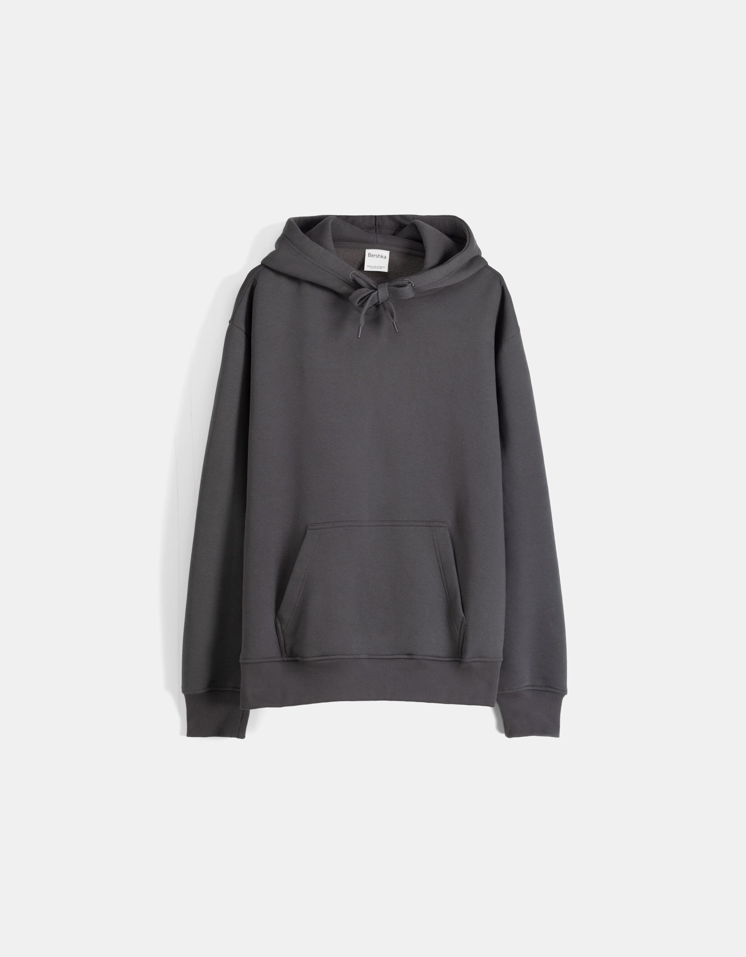 Sudadera discount negra bershka