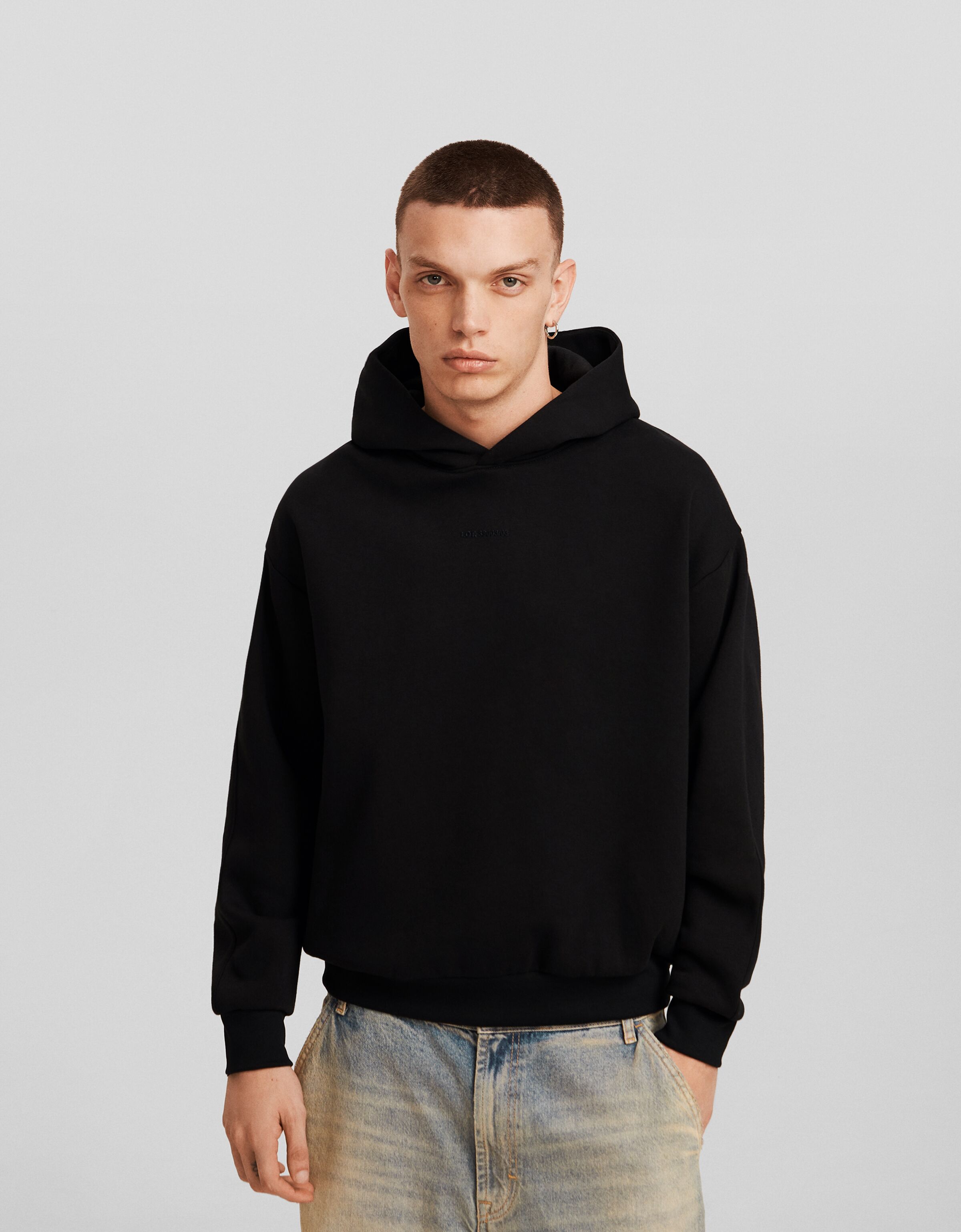 Boxy hoodie discount