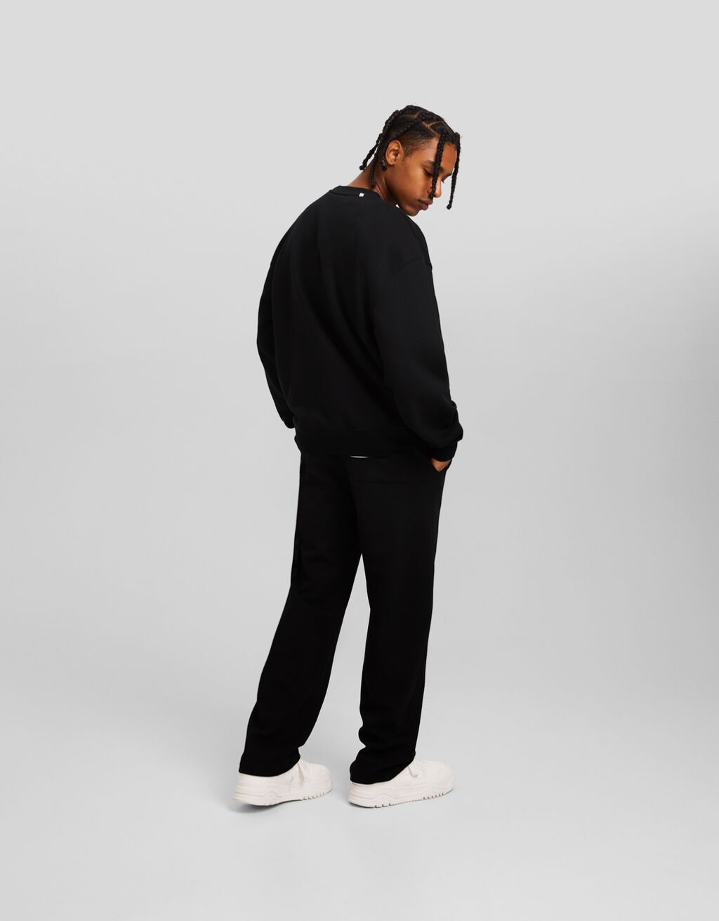 Pack sweatshirt e calças wide leg felpa-Multicolor-1