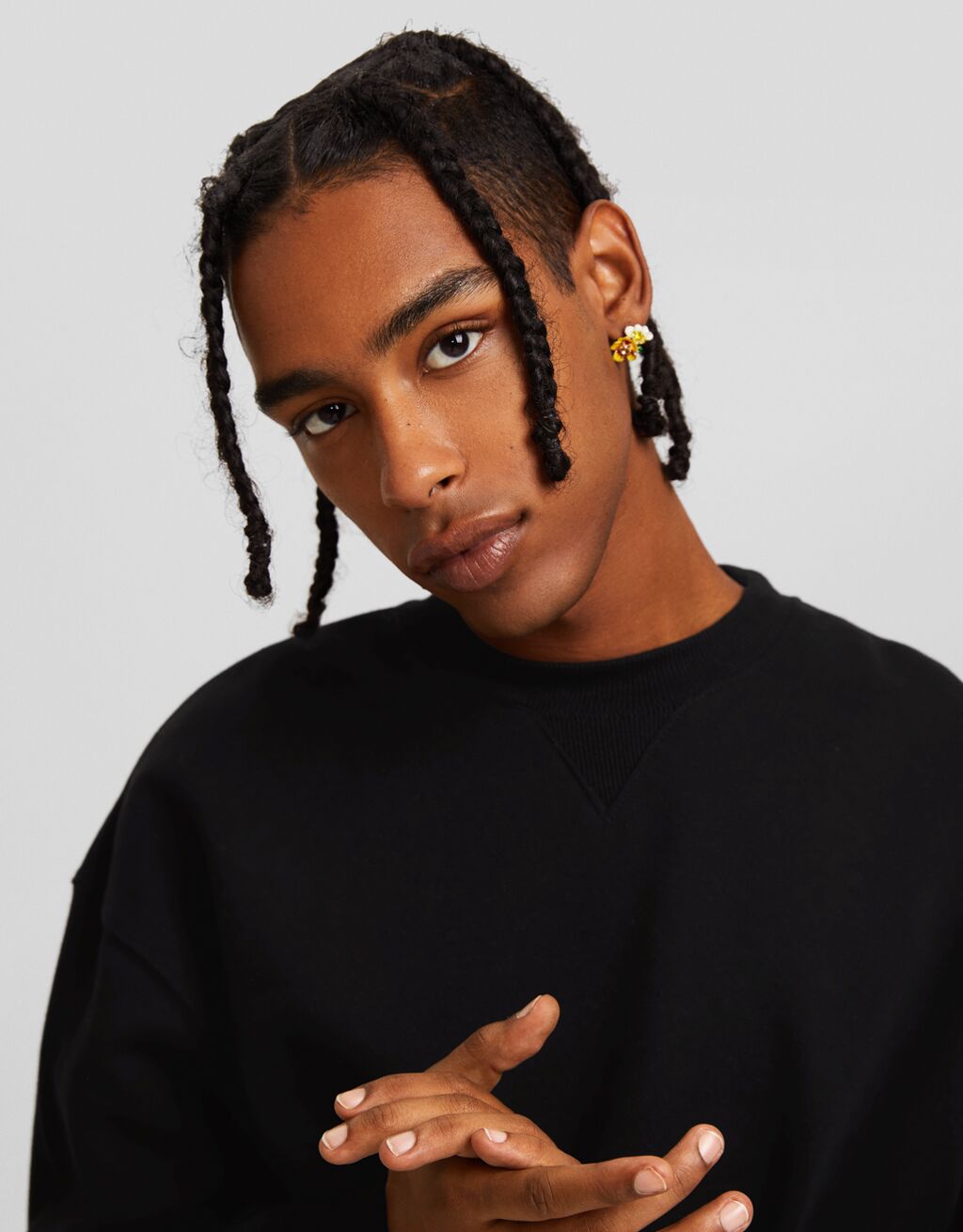 Pack sweatshirt e calças wide leg felpa-Multicolor-2