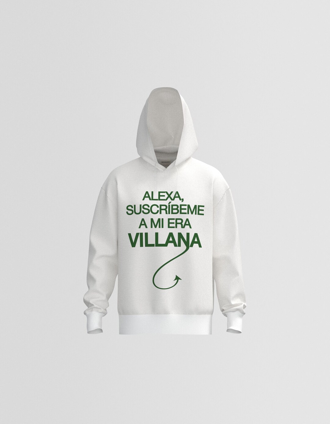 Sudadera Alexa capucha oversize print
