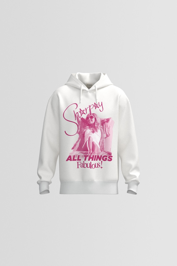 High School Musical Sharpay print oversize hoodie