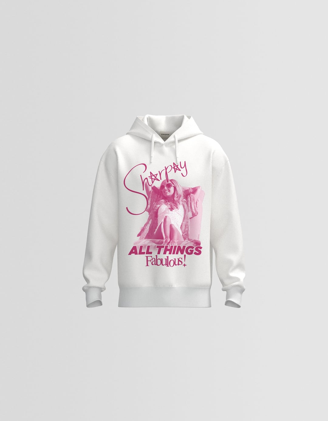 High School Musical Sharpay print oversize hoodie