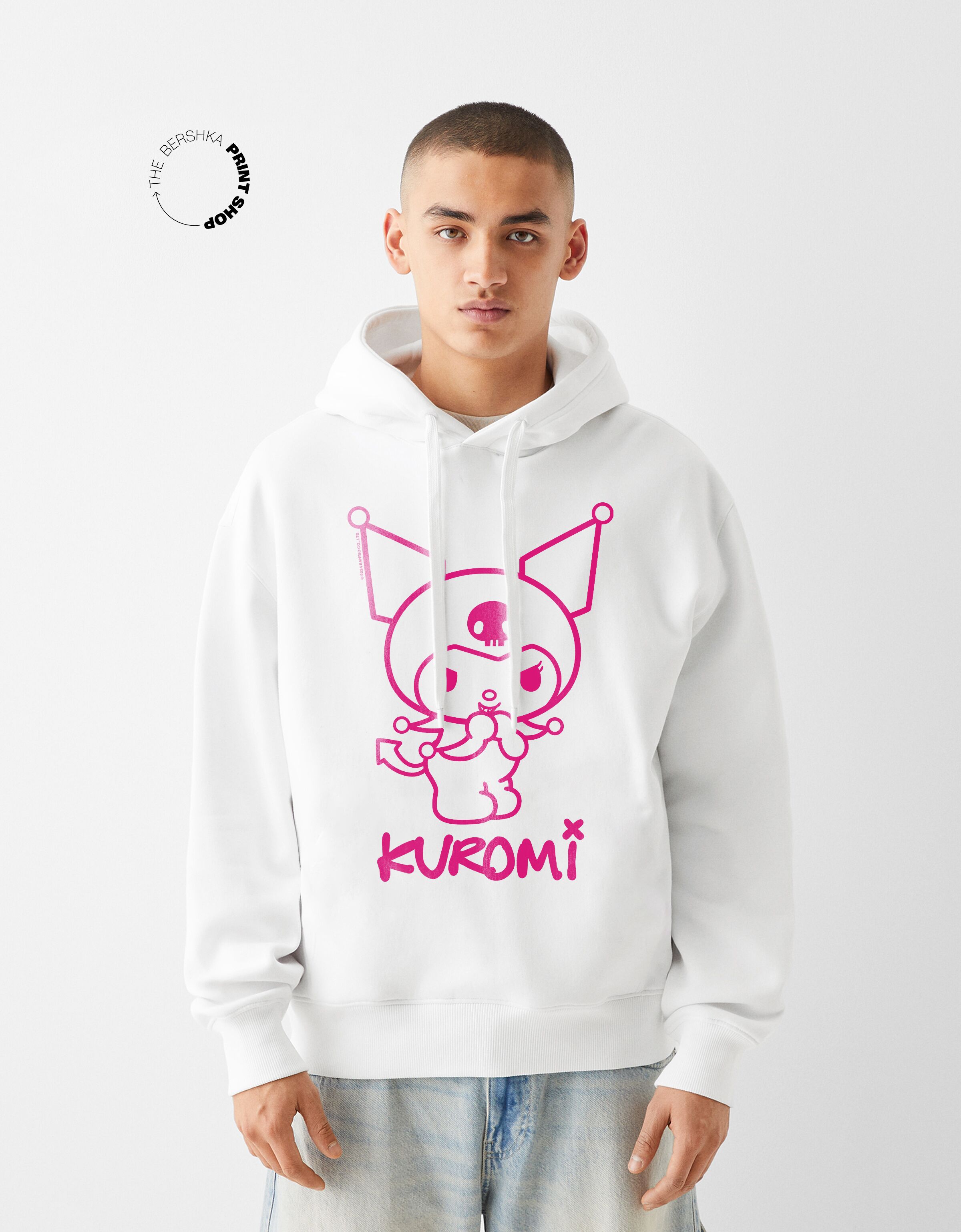 Sudadera best sale bershka blanca