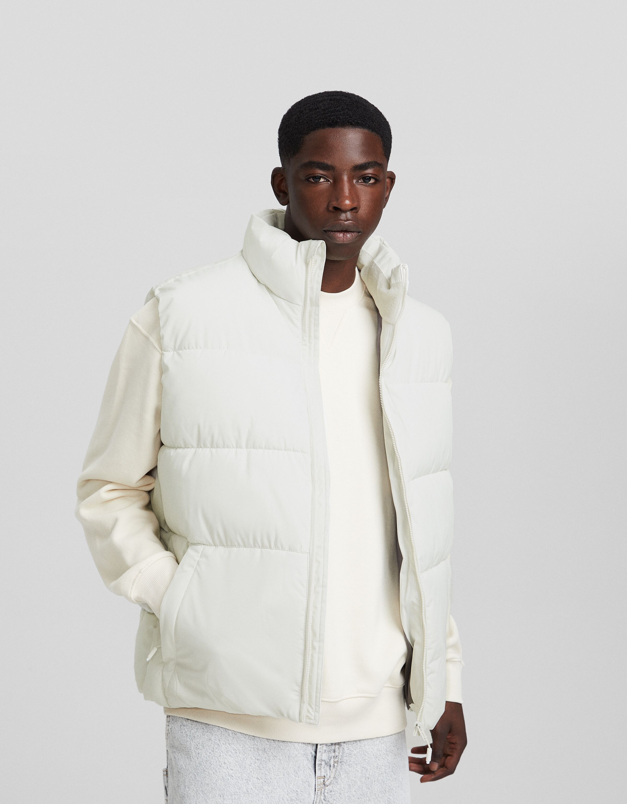 Gilet bershka homme new arrivals