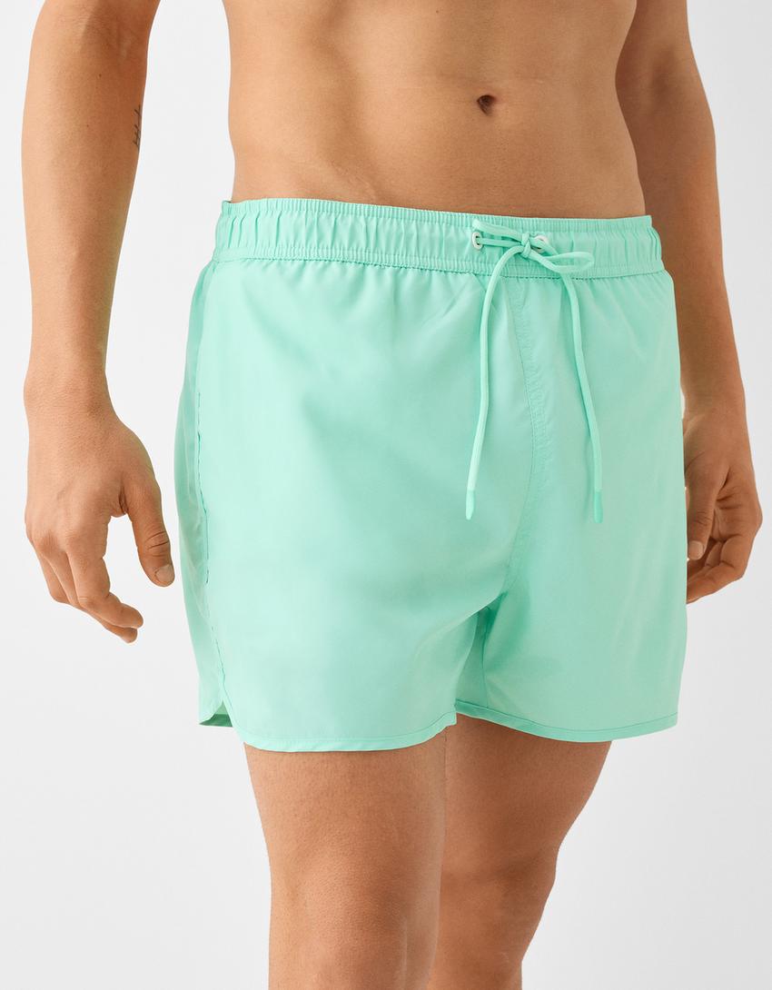 Korte zwembroek-Turkoois-1