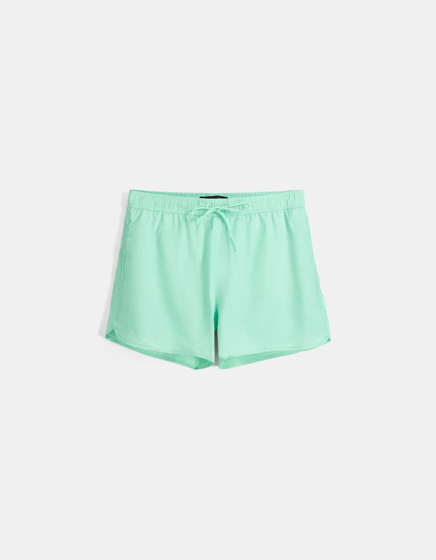 Korte zwembroek-Turkoois-4