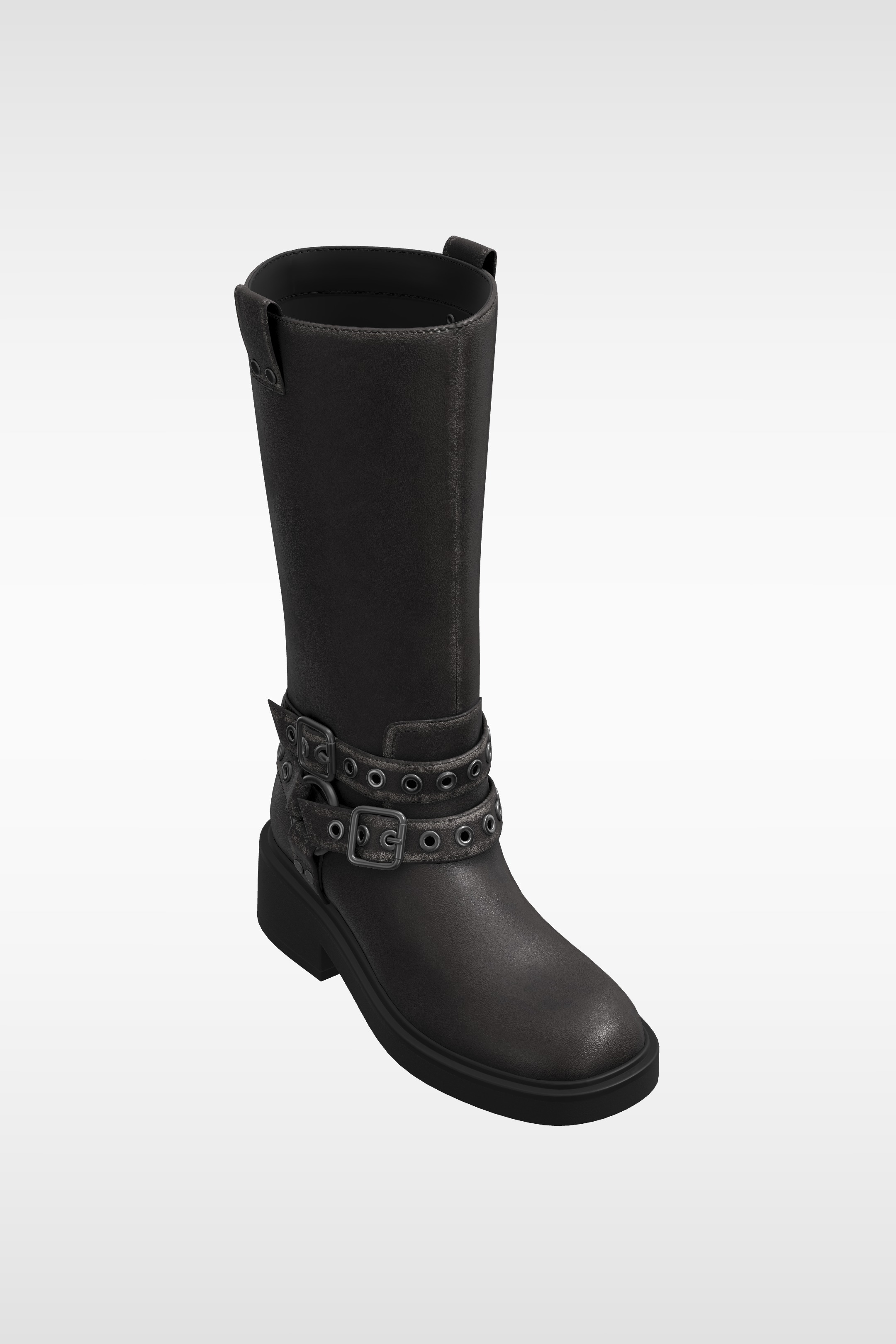 Botas moteras detalle hebillas Zapatos BSK Teen Bershka