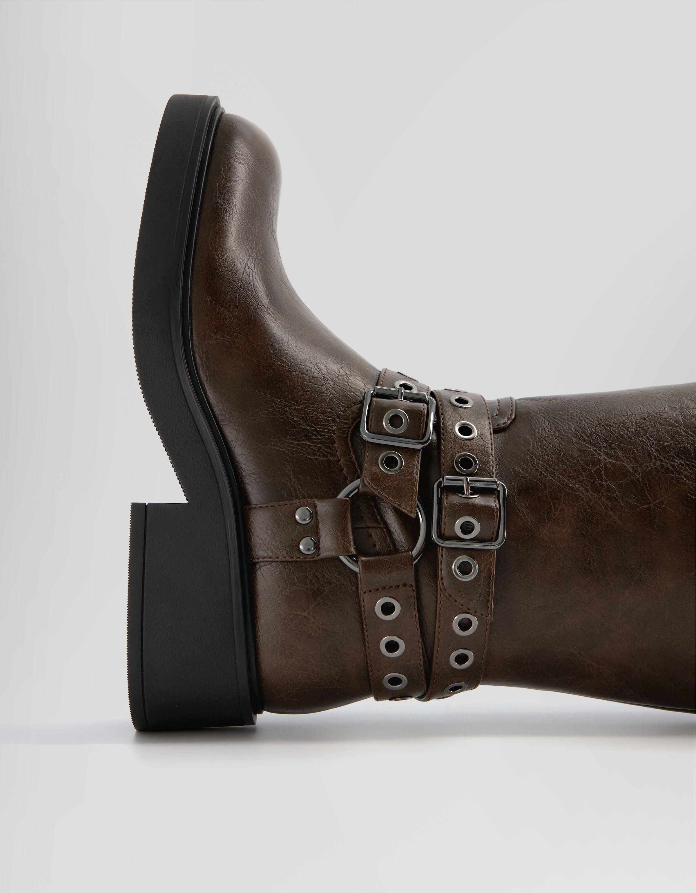 Biker sales boots bershka