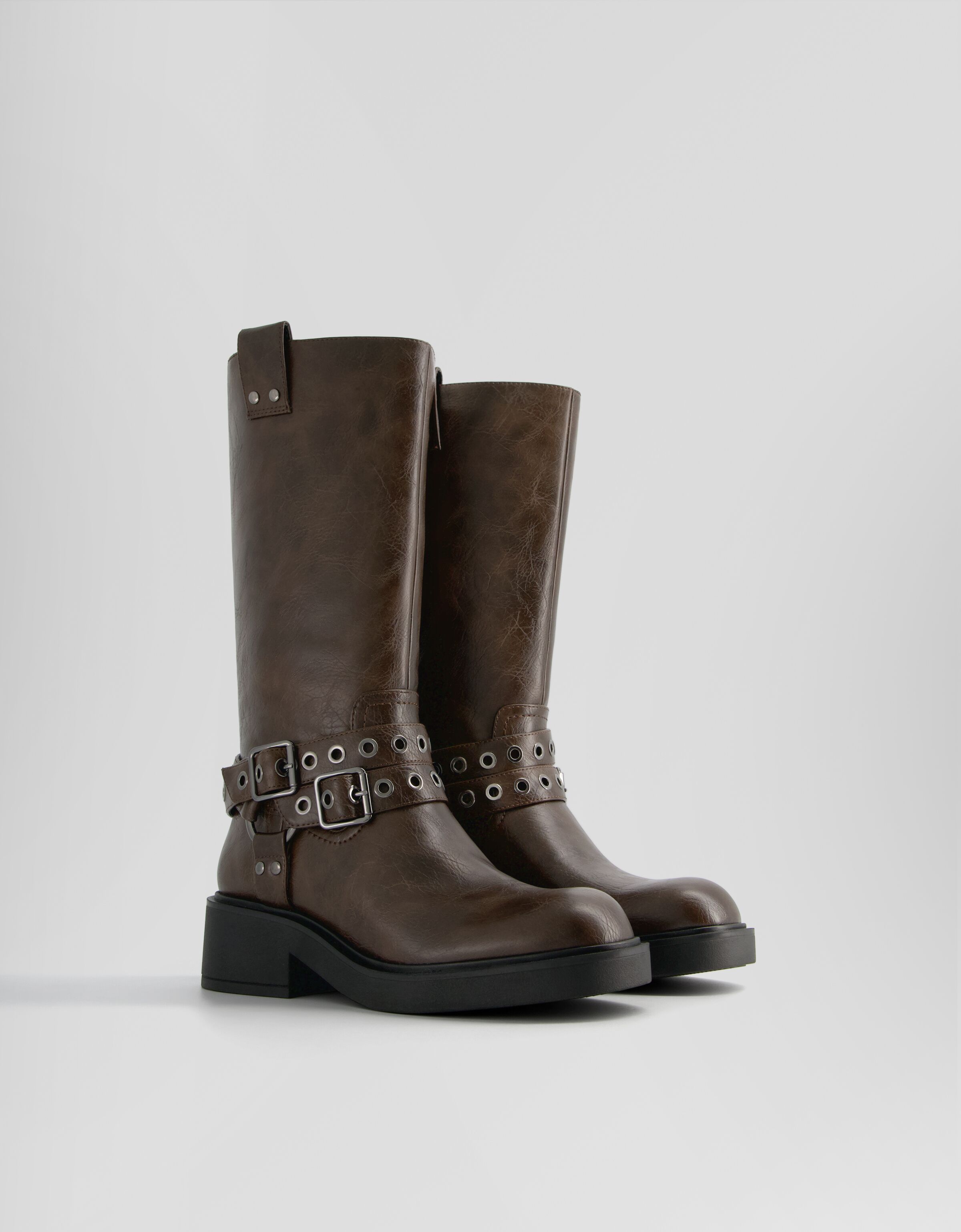 Biker boots bershka 2025