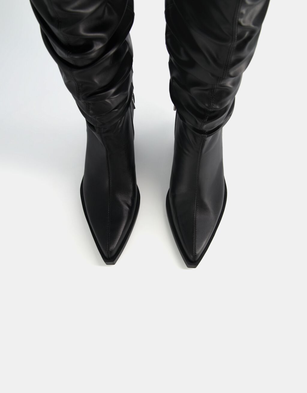 bershka slouchy boots