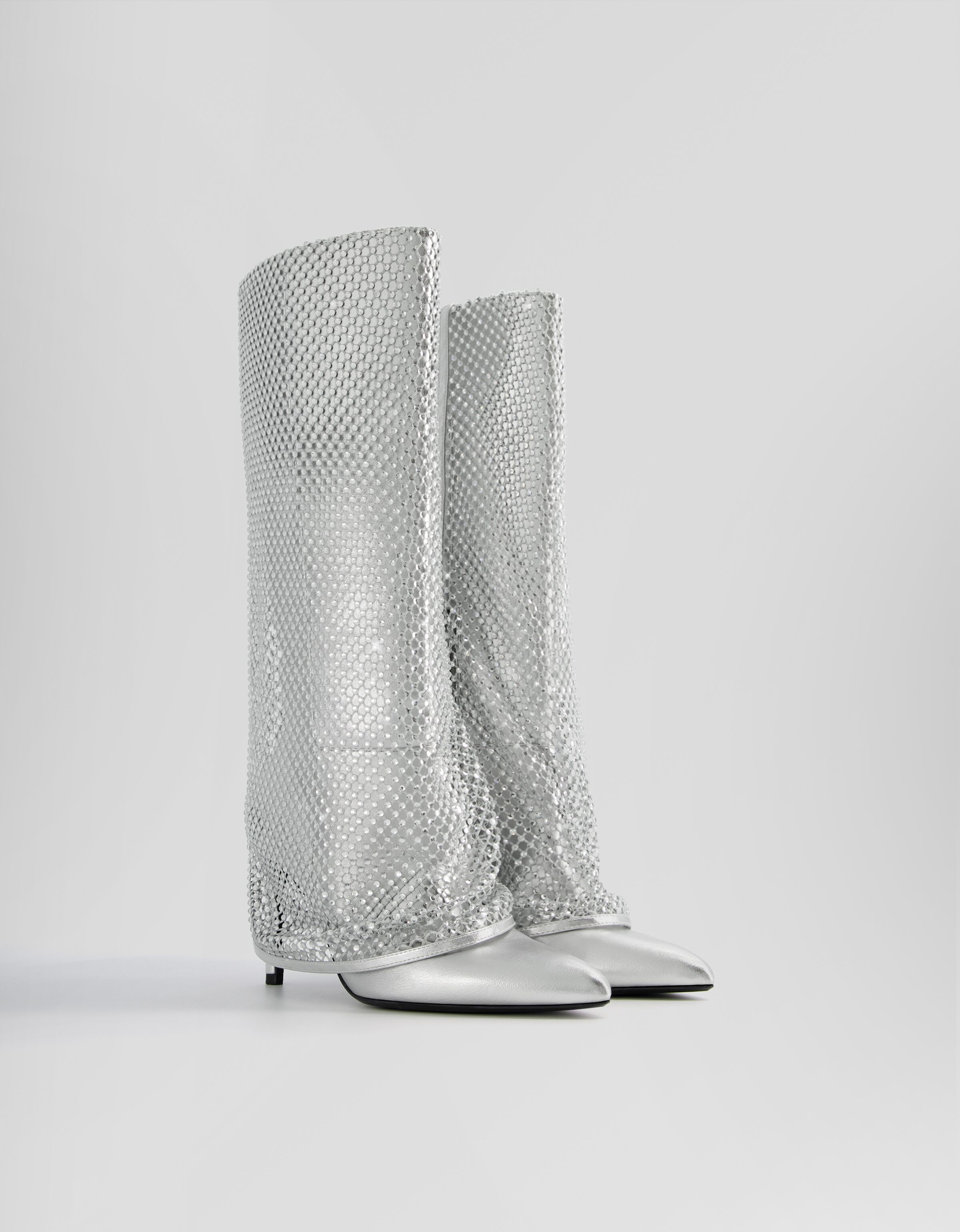 Bershka online glitter boots