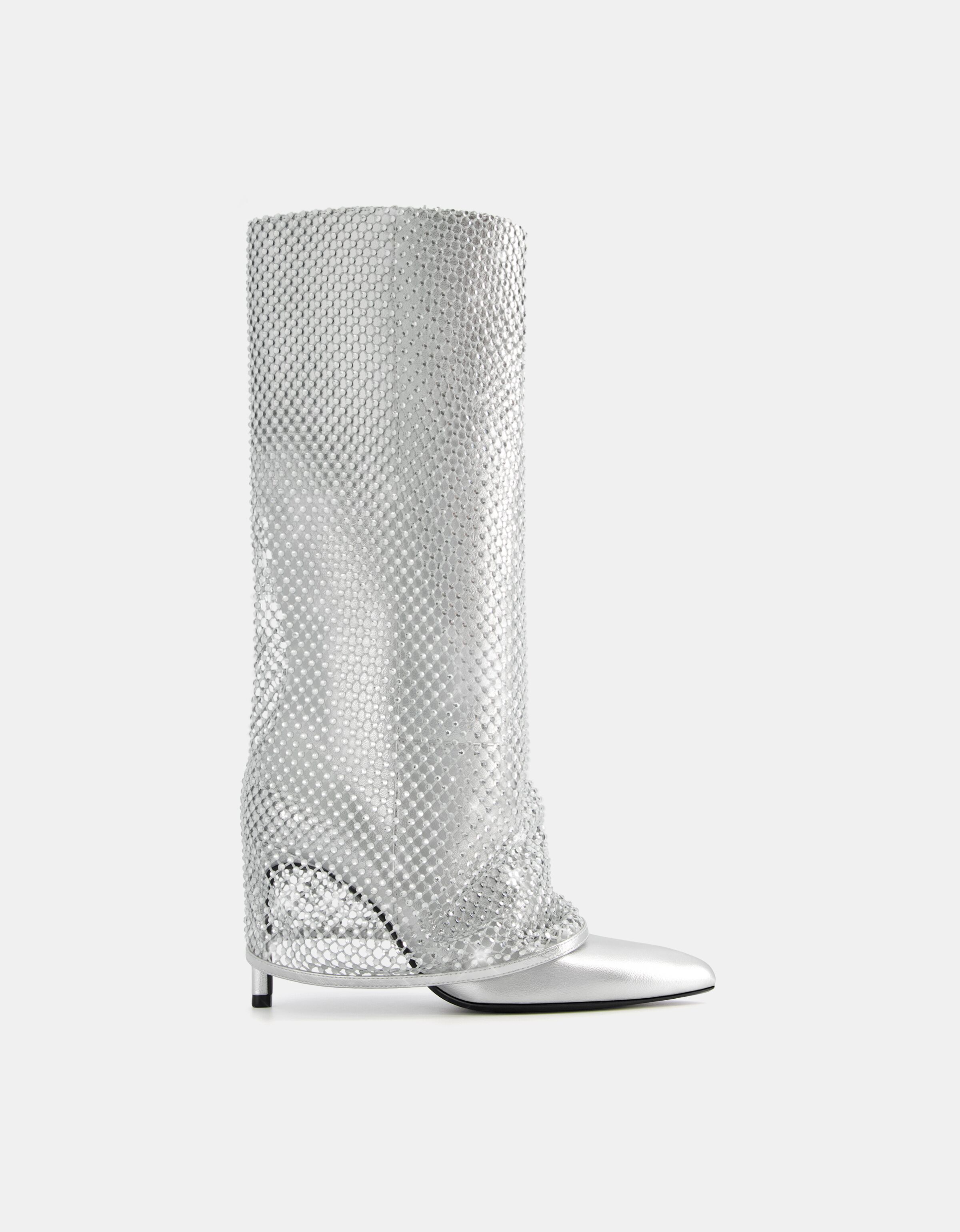 Bershka glitter boots shop