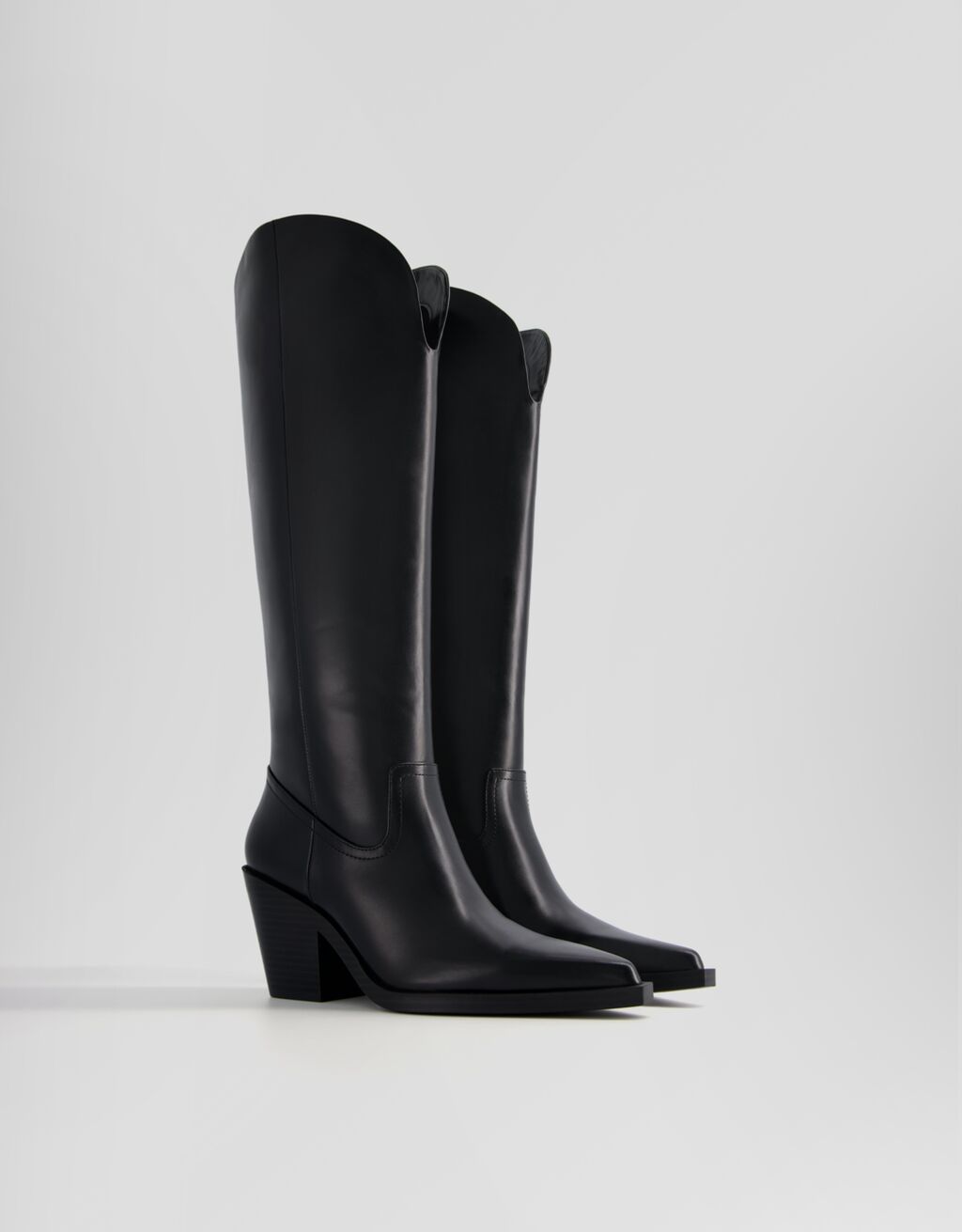 Heeled cowboy boots Shoes Women Bershka