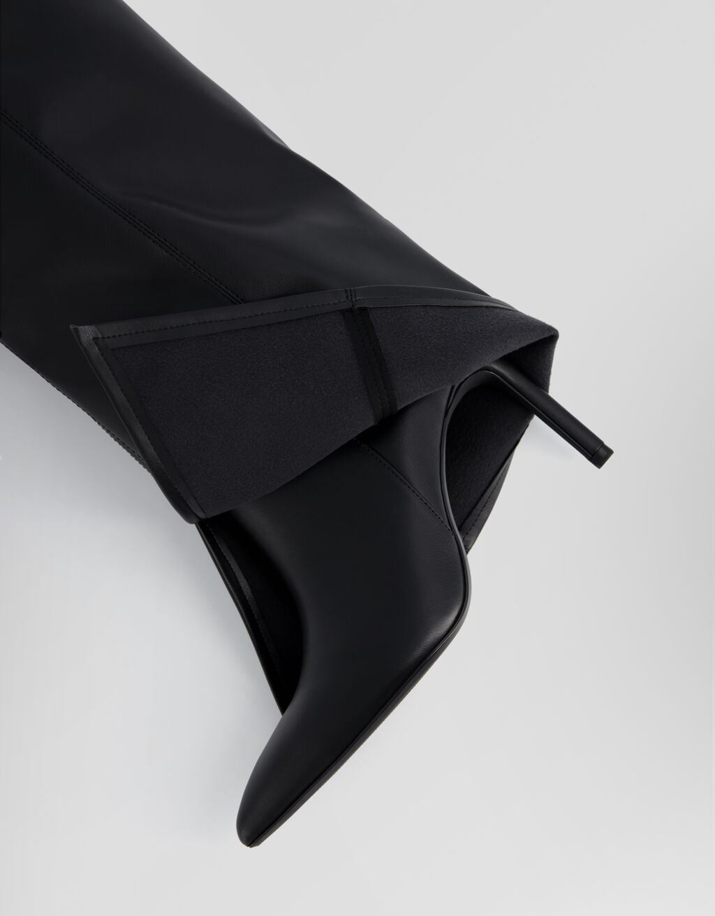 Foldover highheel boots Women Bershka