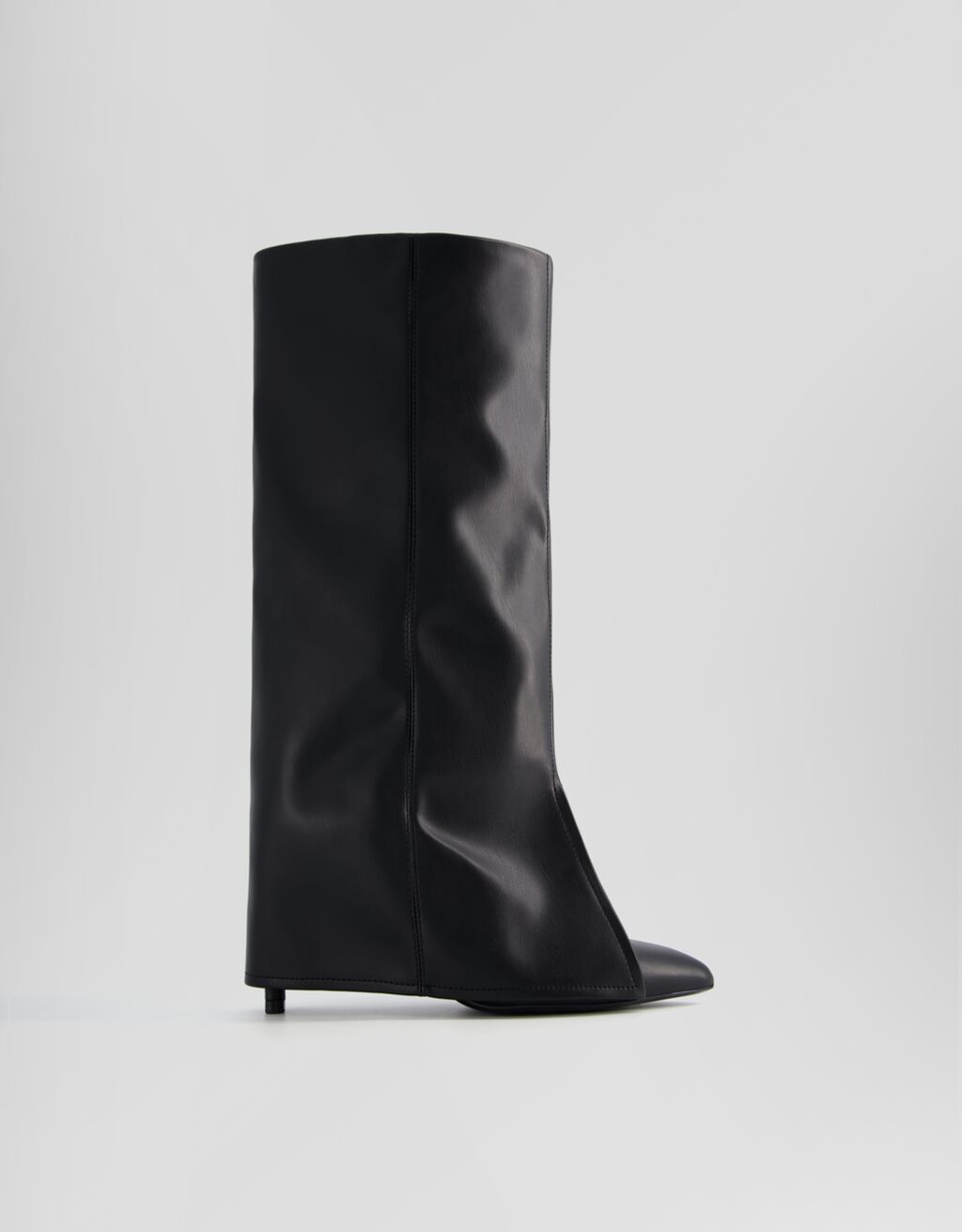 Fold-over high-heel boots - Women | Bershka