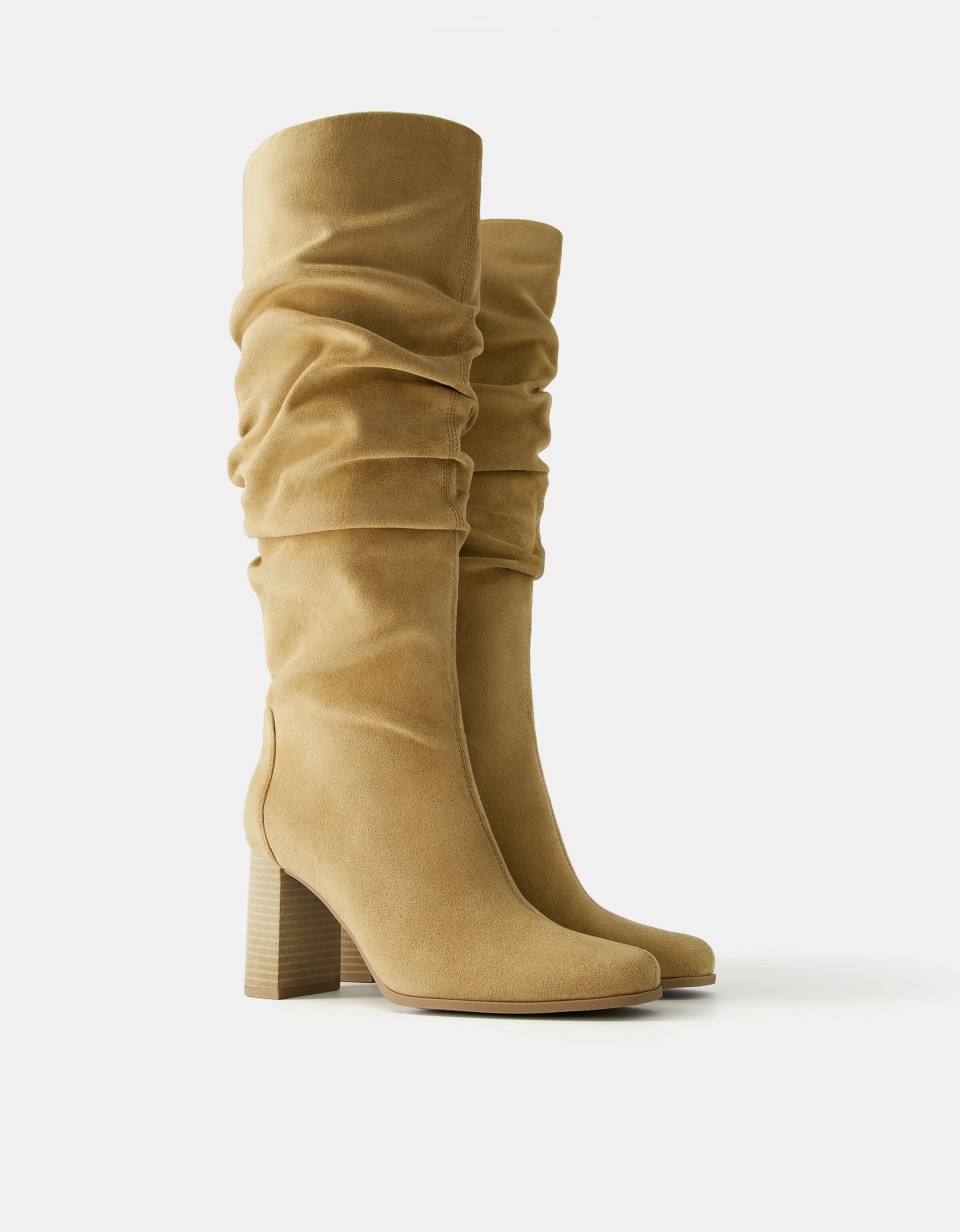 Tan hot sale slouch boots
