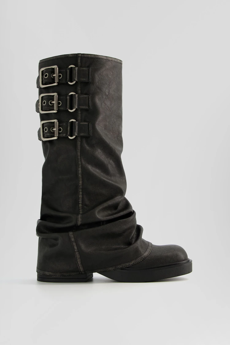 bershka knee high boots