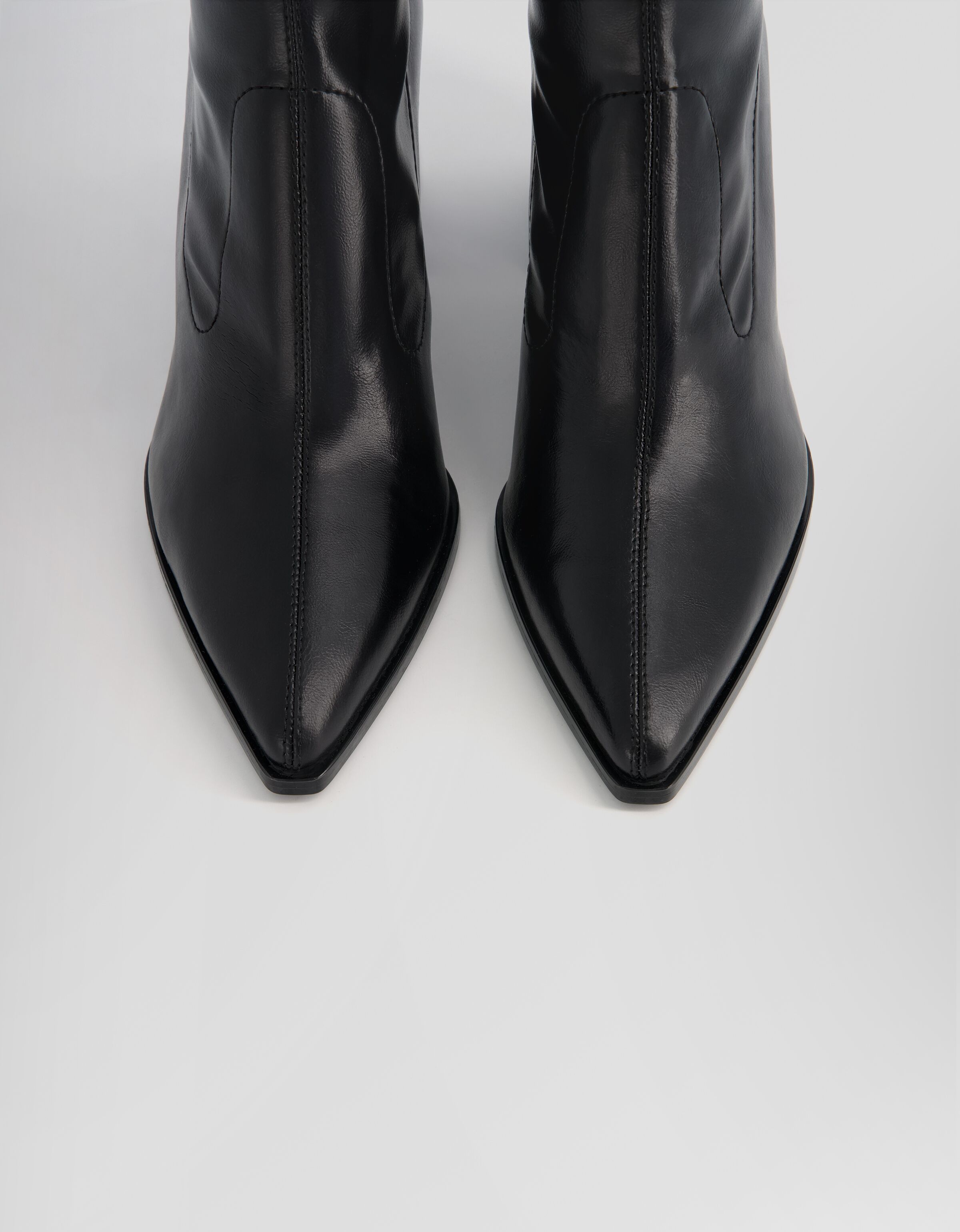 Bershka round heel boot hot sale