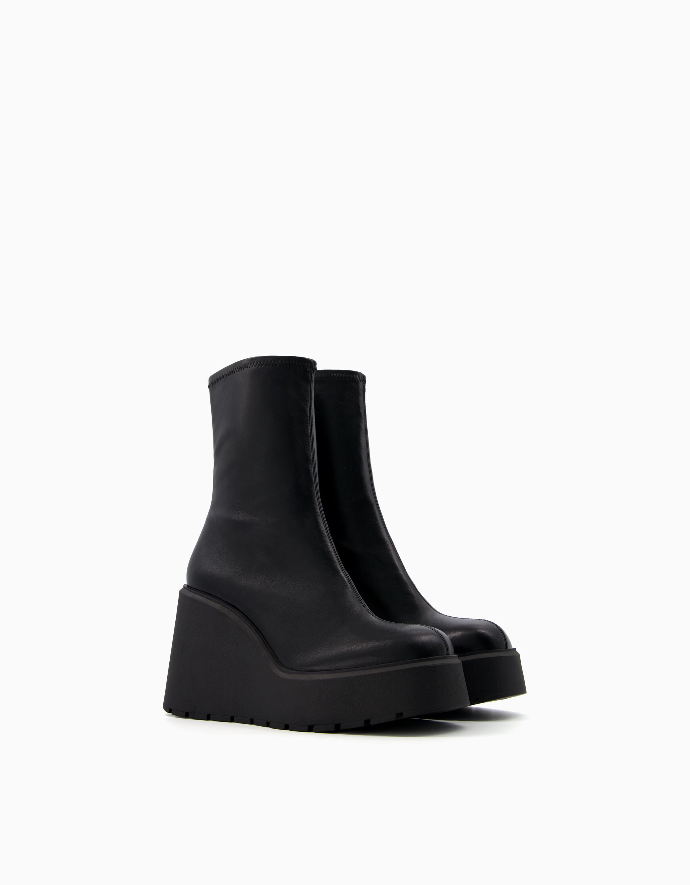 Platform wedge sales ankle boots
