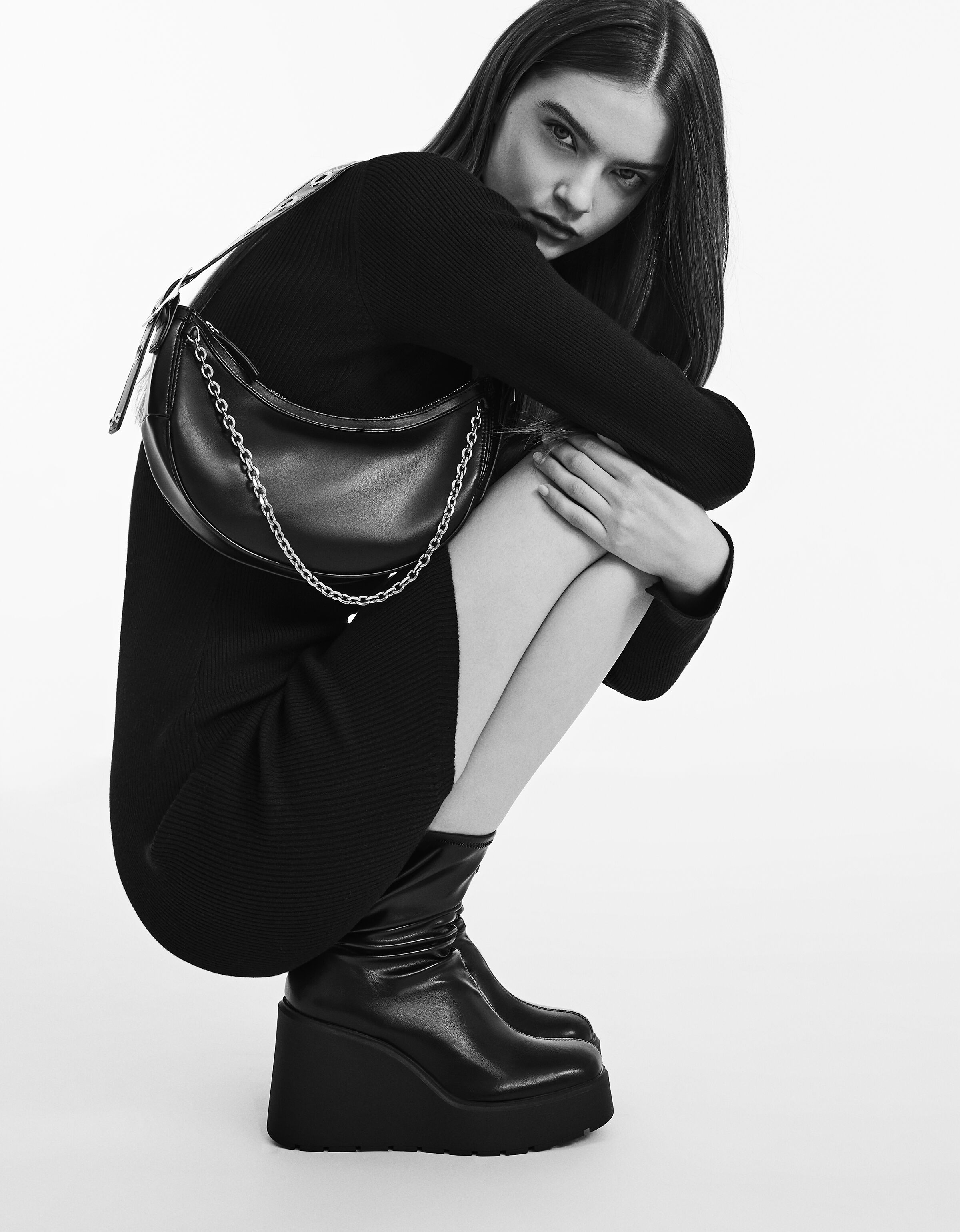 Bottines compens es moulantes