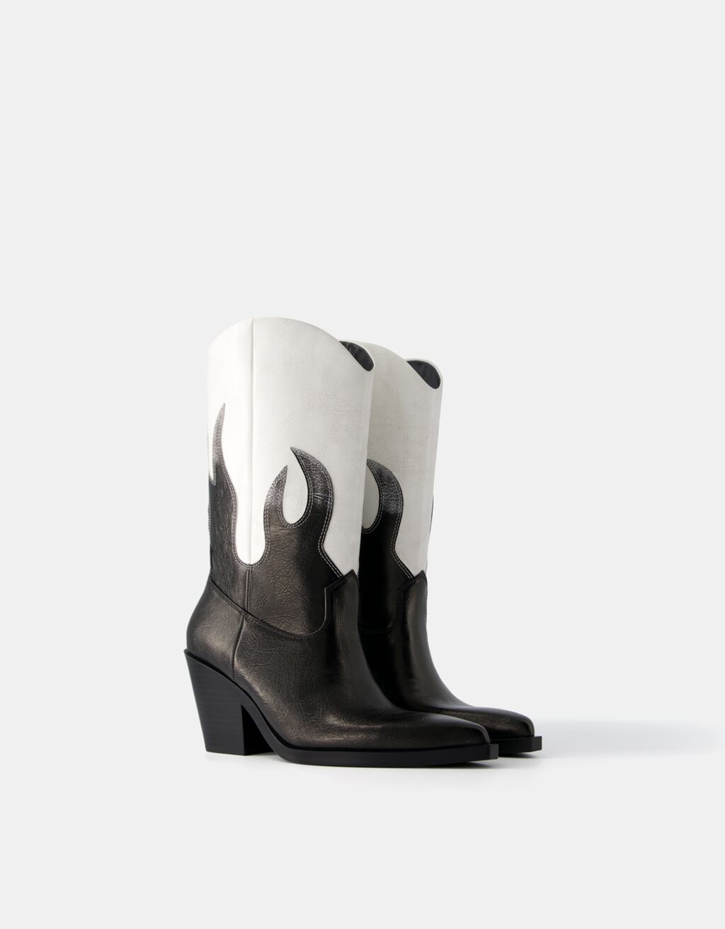 Cowboy boots sales bershka