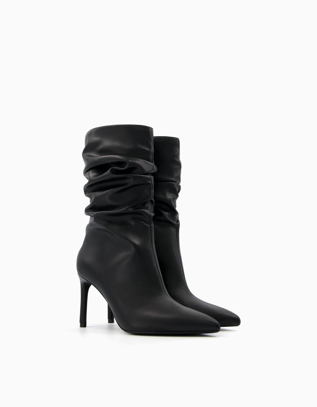 Bol model topuklu bilekte bot-SİYAH-0