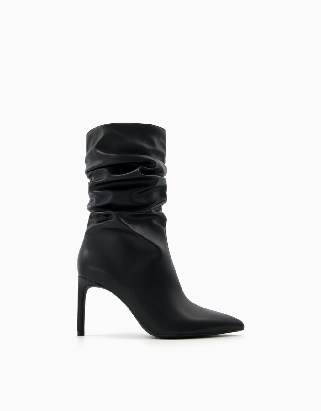 Bol model topuklu bilekte bot-SİYAH-4