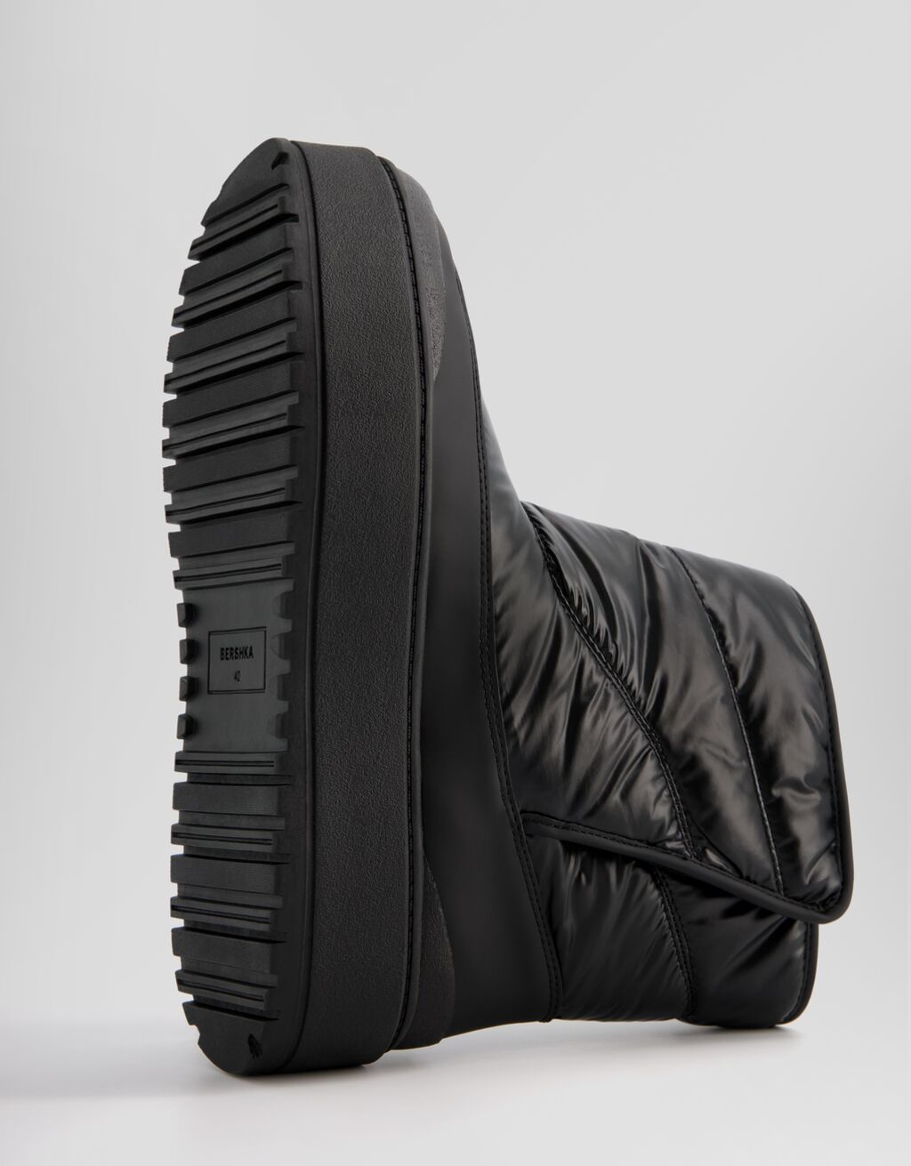 Bottines plateforme matelass es Chaussures BSK Teen Bershka