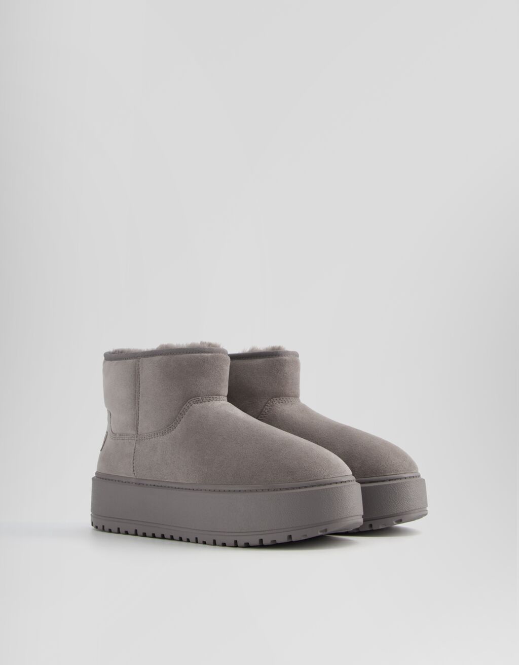 Bottines top plateforme bershka